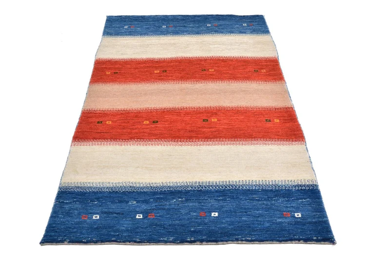Gabbeh Teppich - Loribaft Perser 101 x 198 cm - mehrfarbig