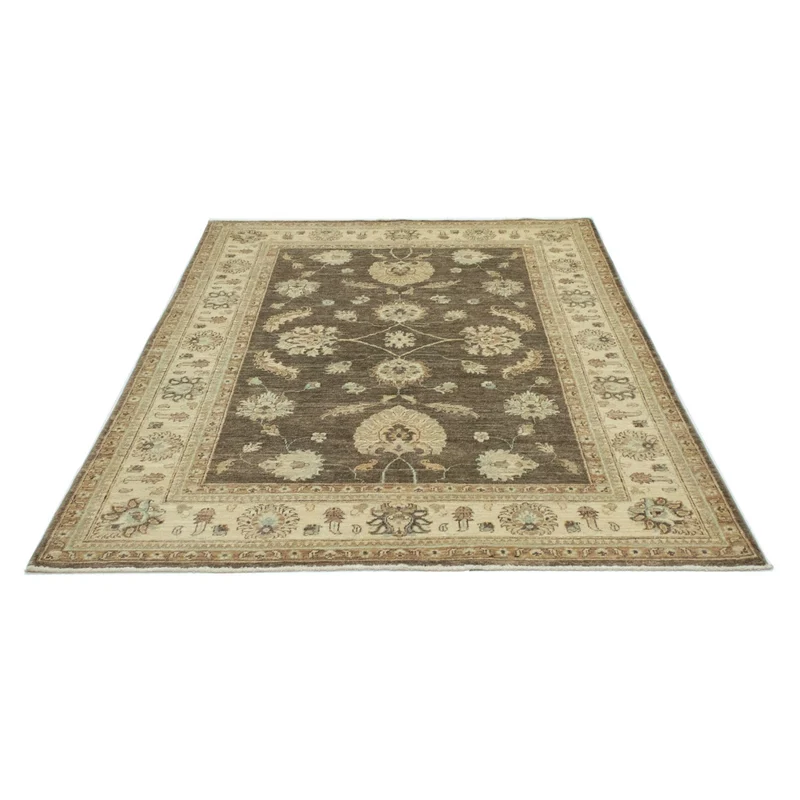 Ziegler Teppich 147 x 199 cm - taupe