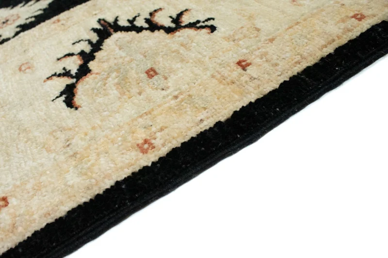 Ziegler Teppich 143 x 205 cm - schwarz