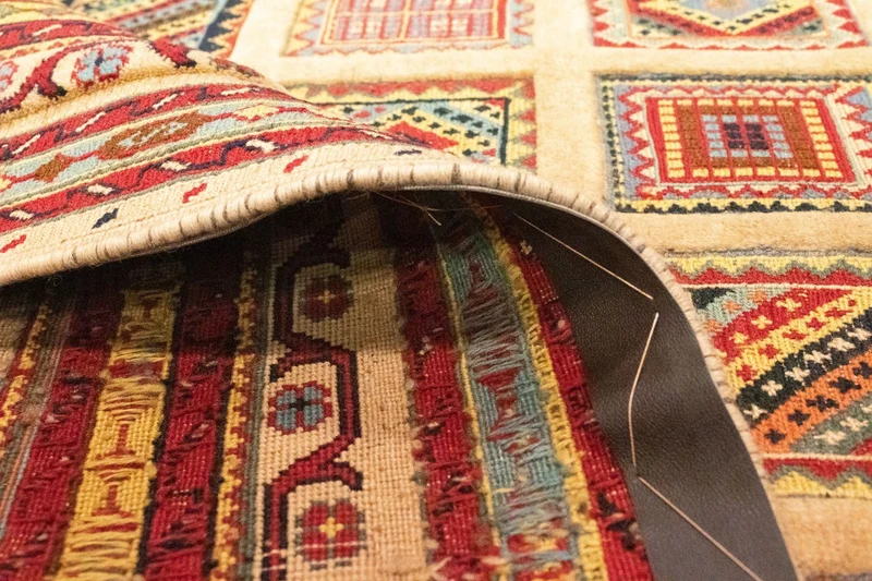 Perserteppich - Nomadic 121 x 149 cm - gold