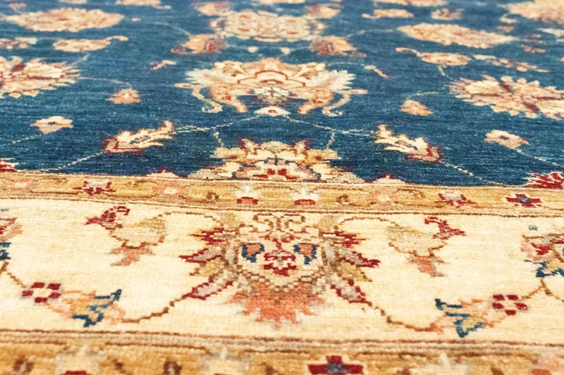 Ziegler Teppich 152 x 204 cm - blau