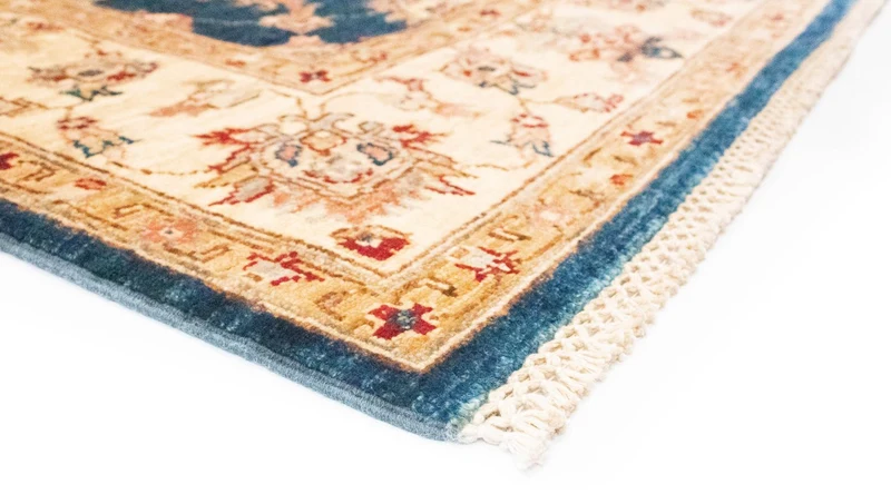 Ziegler Teppich 152 x 204 cm - blau