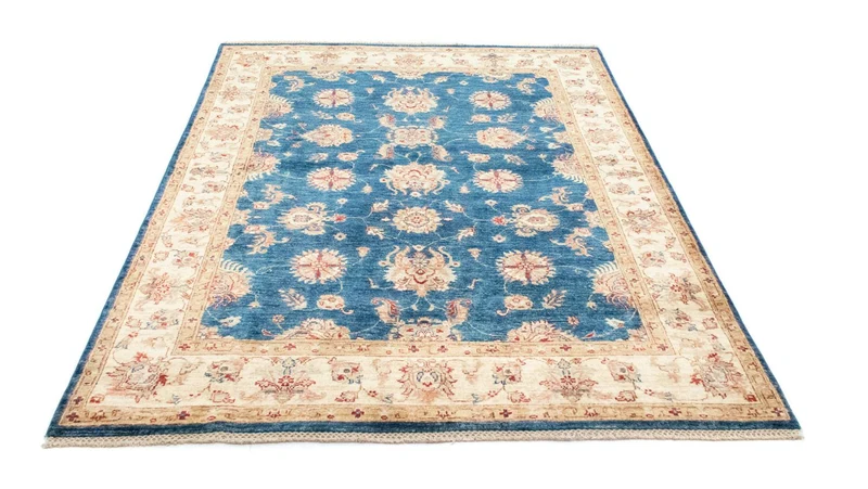 Ziegler Teppich 152 x 204 cm - blau
