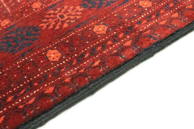 Afghan Teppich - Buchara 87 x 293 cm - dunkelrot