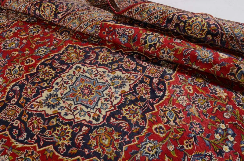 Perserteppich - Keshan 246 x 349 cm - rot