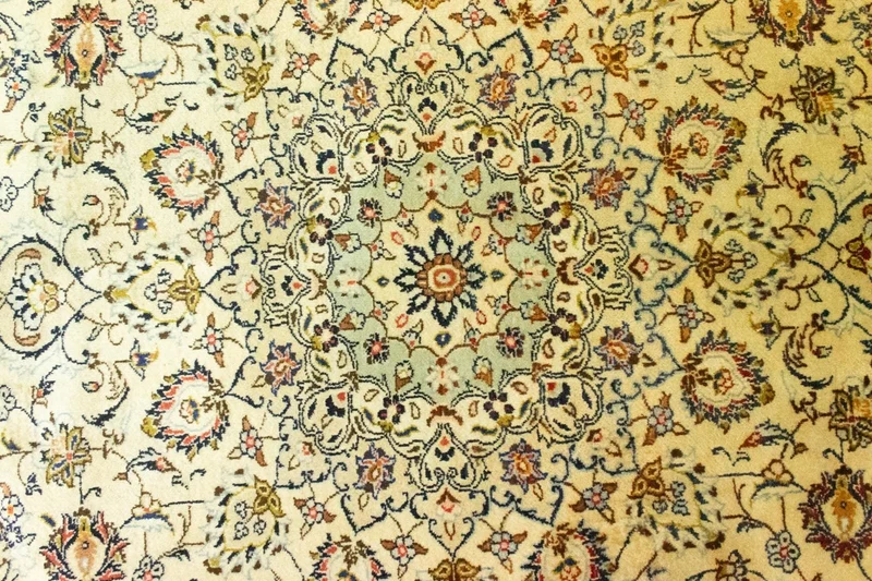Perserteppich - Keshan 254 x 350 cm - beige