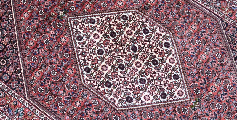 Perserteppich - Bidjar 109 x 178 cm - dunkelrot