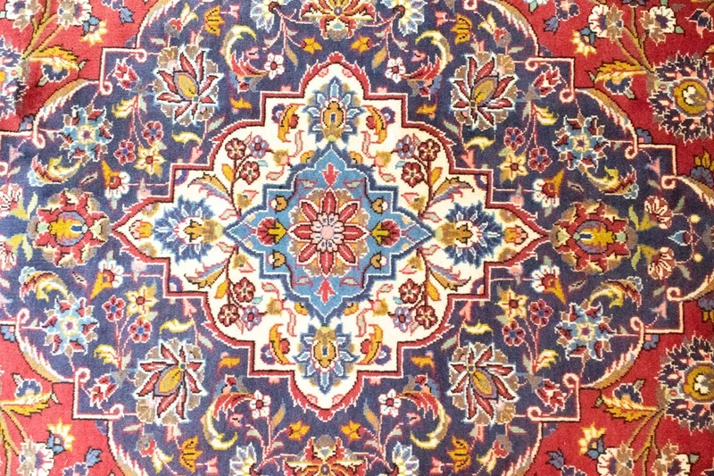 Perserteppich - Keshan 304 x 401 cm - rot