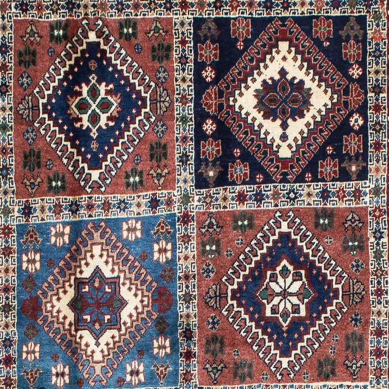 Perserteppich - Nomadic 99 x 189 cm - blau