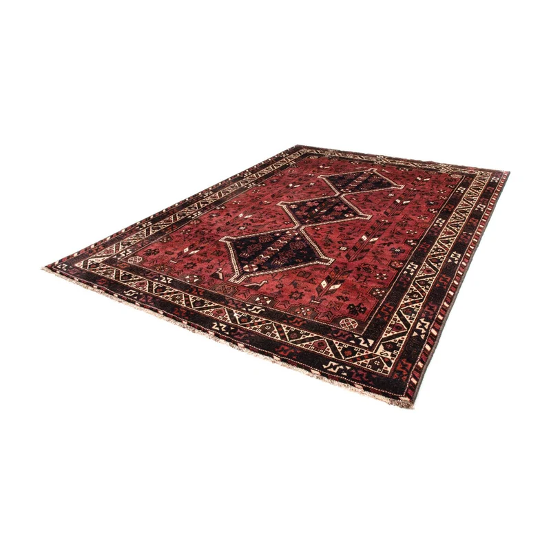 Perserteppich - Nomadic 206 x 303 cm - dunkelrot
