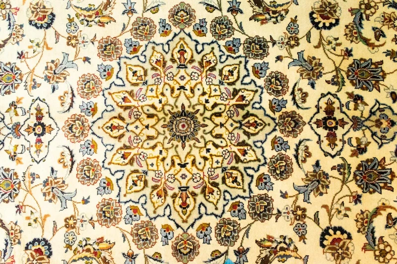 Perserteppich - Keshan 195 x 295 cm - beige