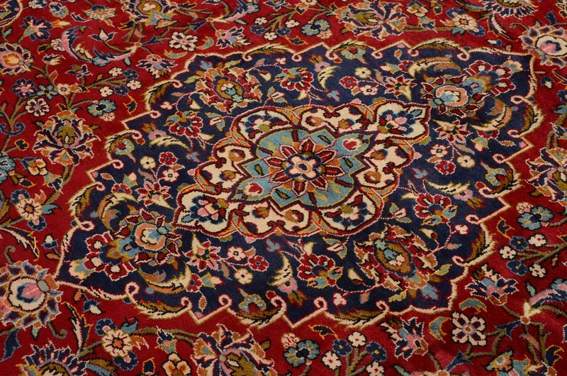 Perserteppich - Keshan 240 x 358 cm - rot