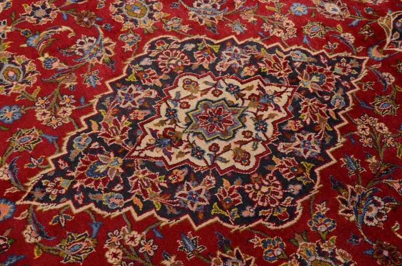 Perserteppich - Keshan 199 x 300 cm - rot