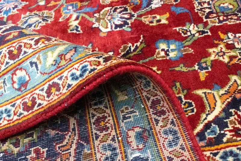 Perserteppich - Keshan 246 x 383 cm - rot