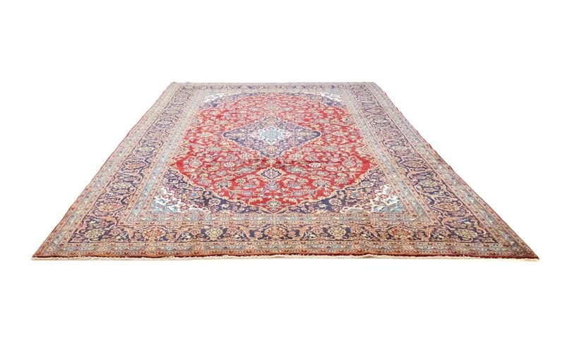 Perserteppich - Keshan 246 x 383 cm - rot