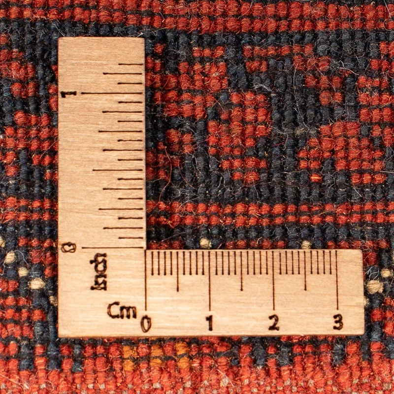 Afghan Teppich - Buchara 124 x 199 cm - dunkelrot