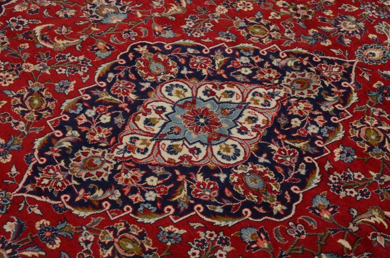 Perserteppich - Keshan 242 x 353 cm - rot