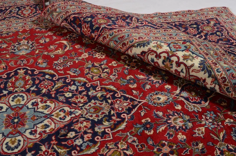 Perserteppich - Keshan 242 x 353 cm - rot