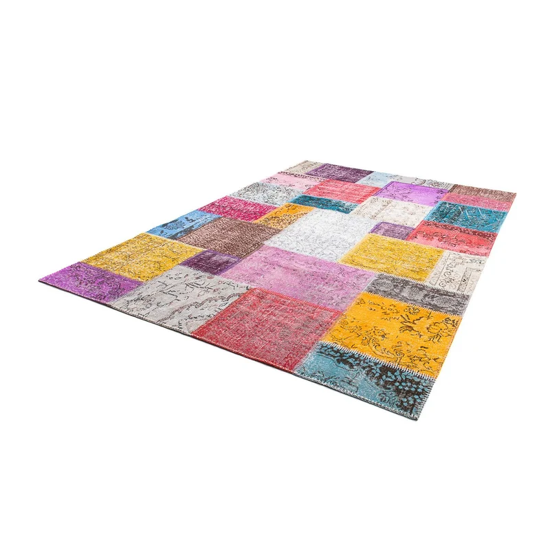 Patchwork Teppich 200 x 300 cm - mehrfarbig
