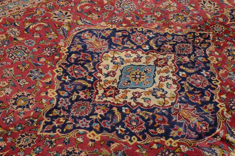 Perserteppich - Keshan 243 x 344 cm - rot