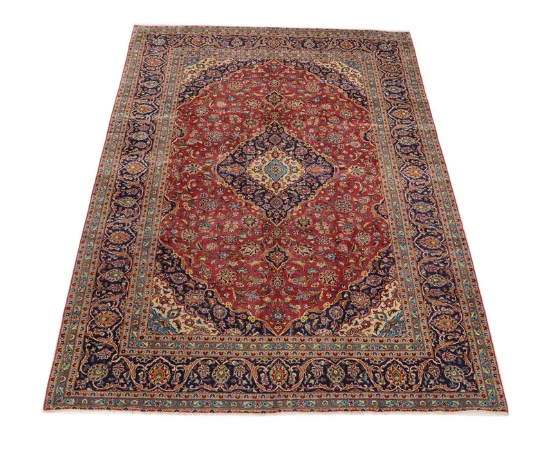 Perserteppich - Keshan 243 x 344 cm - rot