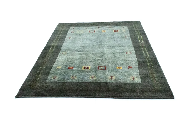 Gabbeh Teppich - Perser 142 x 195 cm - grau
