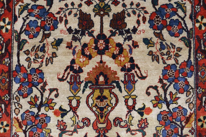 Afghan Teppich 113 x 197 cm - beige