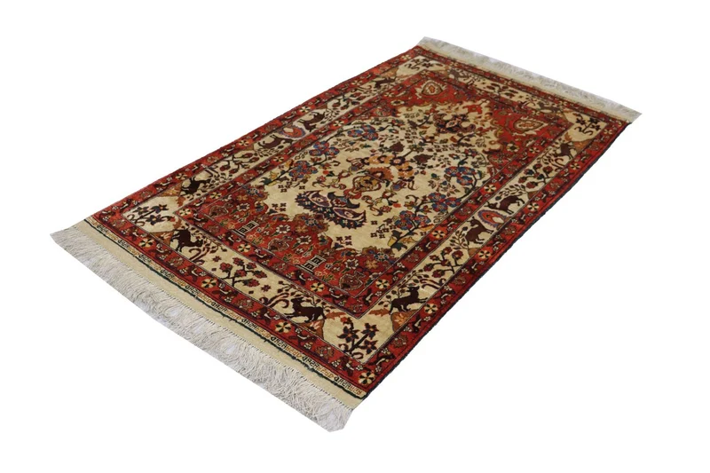 Afghan Teppich 113 x 197 cm - beige