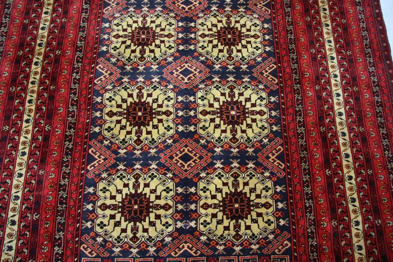 Afghan Teppich 195 x 288 cm - rot