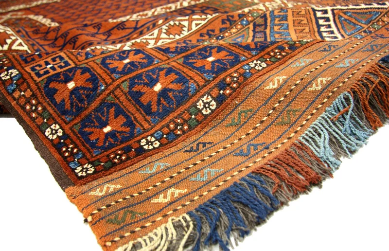 Afghan Teppich 198 x 252 cm - braun