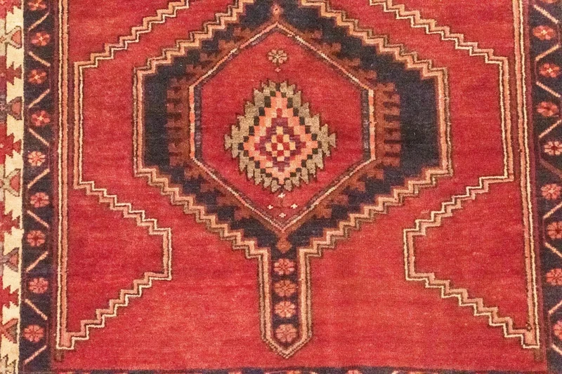 Perserteppich - Nomadic 104 x 393 cm - rot