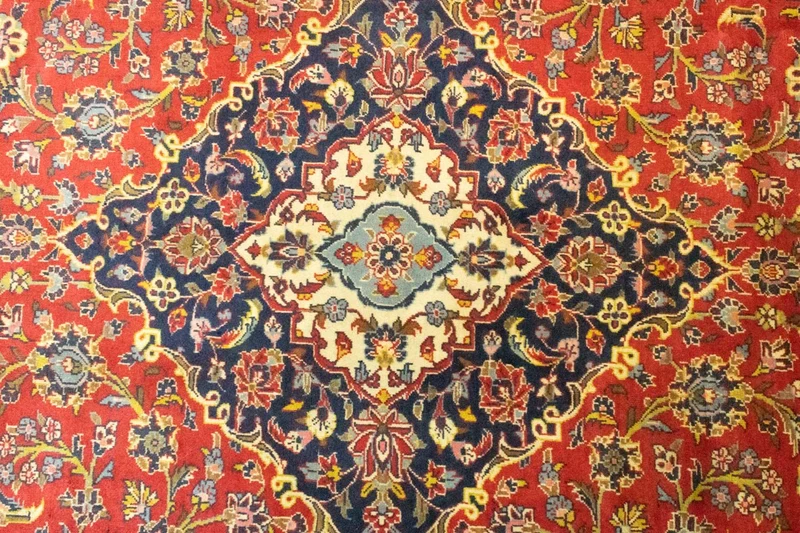 Perserteppich - Keshan 251 x 345 cm - rot