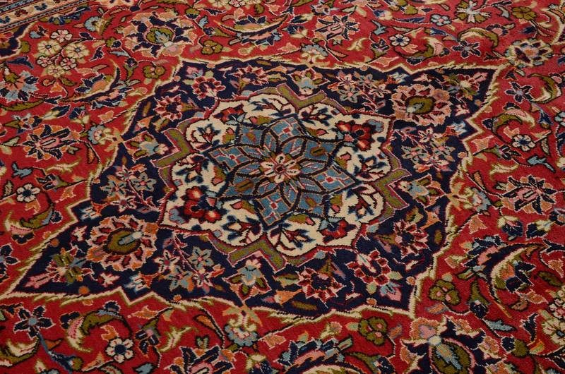 Perserteppich - Keshan 192 x 295 cm - rot
