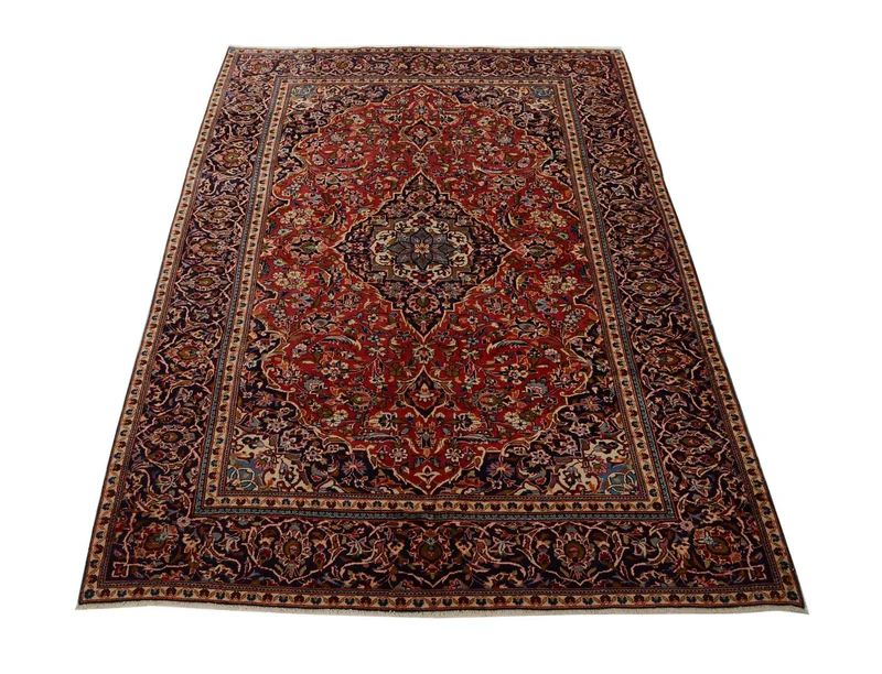 Perserteppich - Keshan 192 x 295 cm - rot