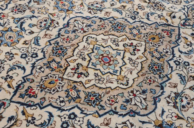 Perserteppich - Keshan 198 x 300 cm - beige