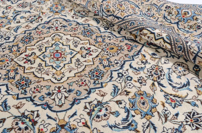 Perserteppich - Keshan 198 x 300 cm - beige