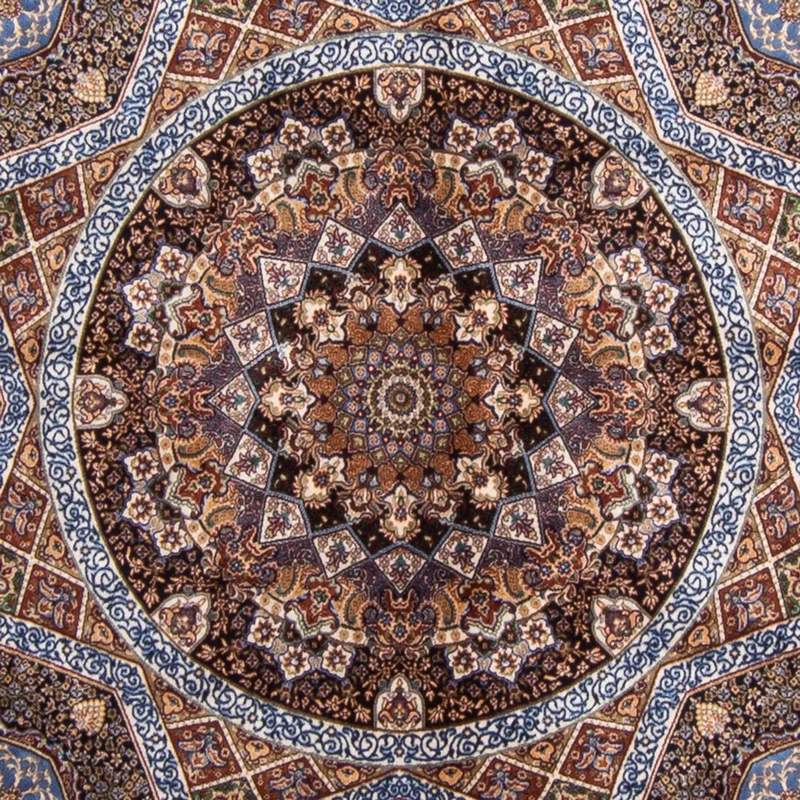 Perserteppich - Ghom - 150 x 230 cm - mehrfarbig