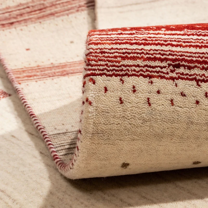 Gabbeh Teppich - Loribaft Indus 203 x 298 cm - beige