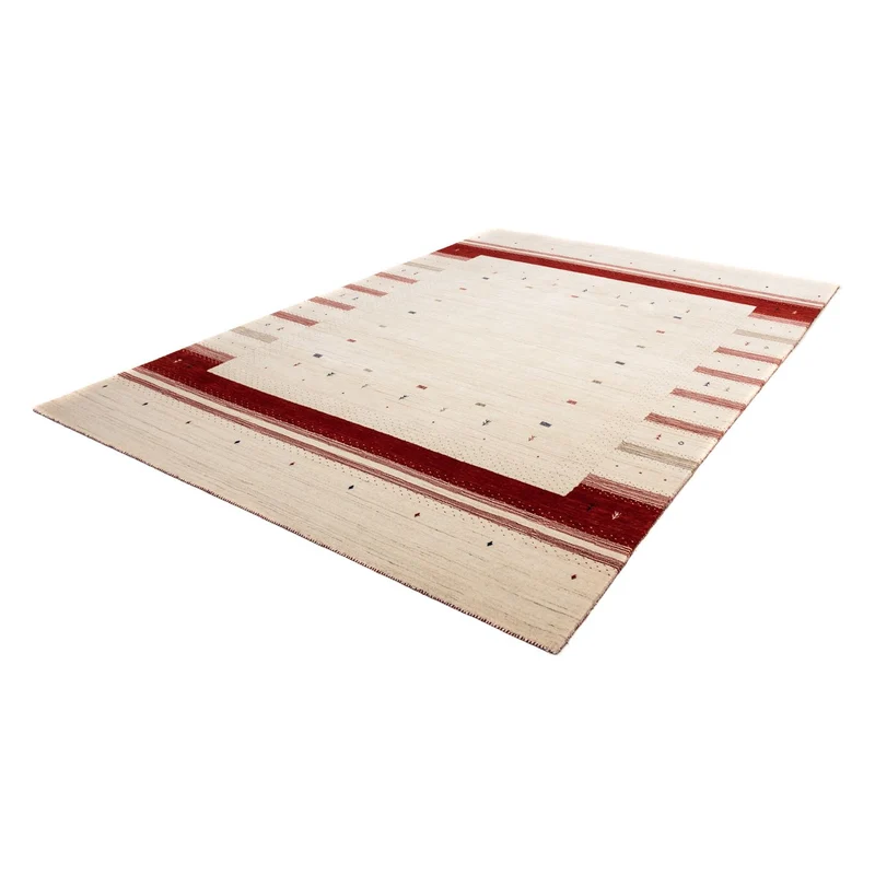 Gabbeh Teppich - Loribaft Indus 203 x 298 cm - beige
