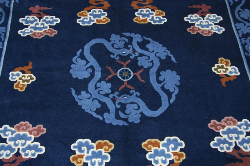 China Teppich 183 x 274 cm - blau