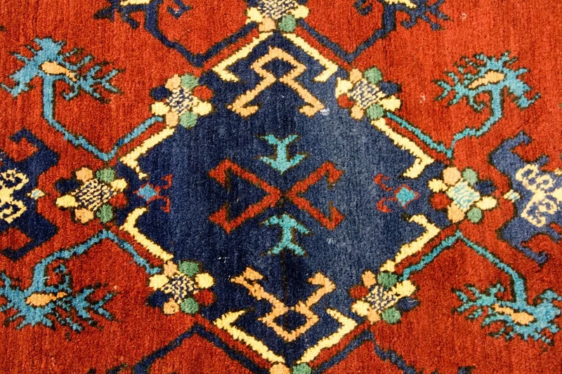 Afghan Teppich - Kunduz 211 x 294 cm - rot