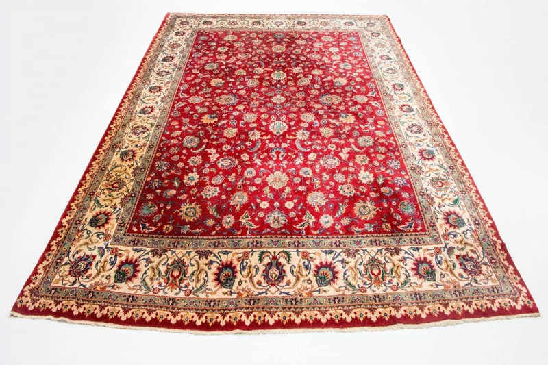 Perserteppich - Täbriz 212 x 410 cm - rot