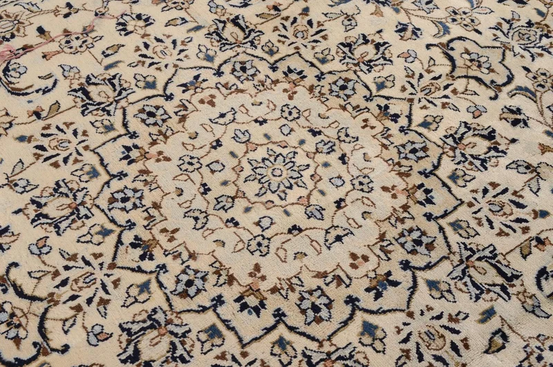 Perserteppich - Keshan 242 x 343 cm - beige