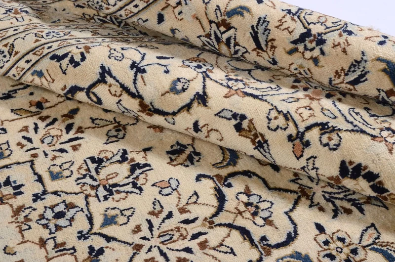 Perserteppich - Keshan 242 x 343 cm - beige