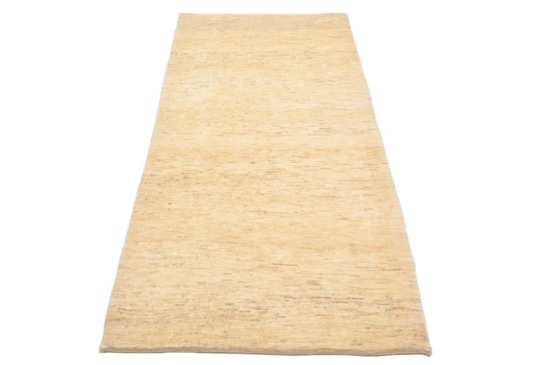 Gabbeh Teppich - Loribaft Perser 88 x 203 cm - natur