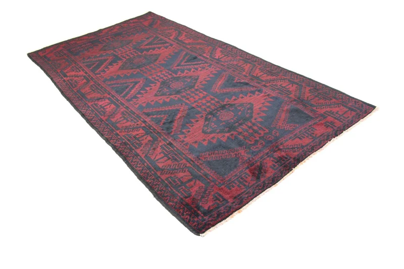 Belutsch Teppich 136 x 270 cm - blau