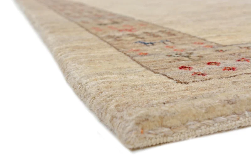 Gabbeh Teppich - Loribaft Perser 84 x 176 cm - sand
