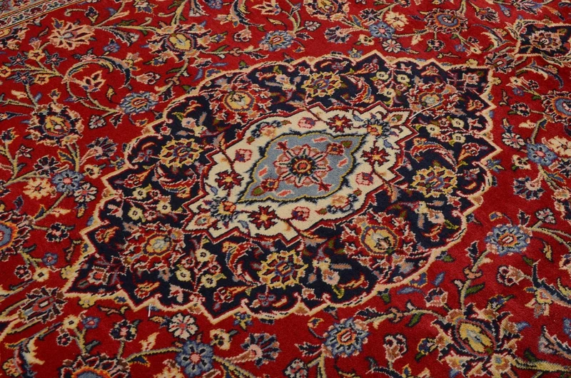 Perserteppich - Keshan 241 x 336 cm - rot