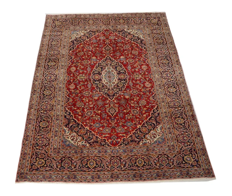 Perserteppich - Keshan 241 x 336 cm - rot
