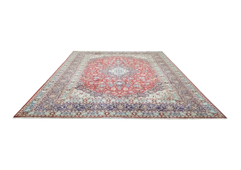 Perserteppich - Keshan 280 x 384 cm - rot